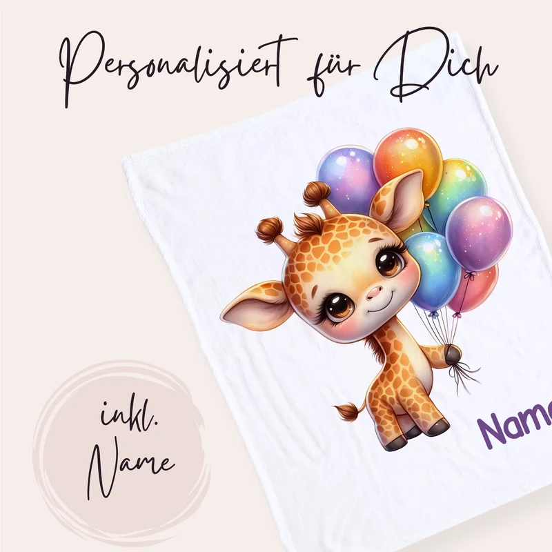 Babydecke Giraffe