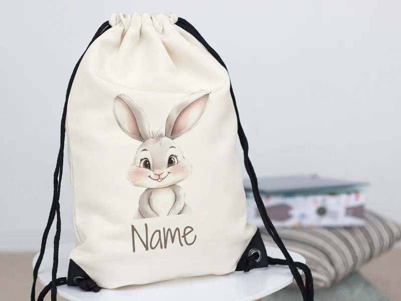 Turnbeutel Hase