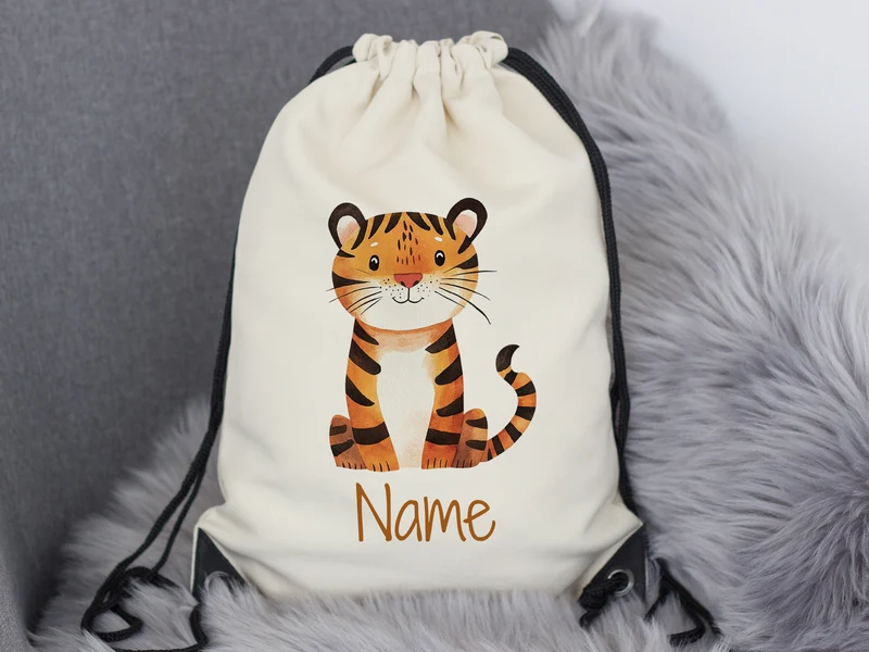 Turnbeutel Tiger