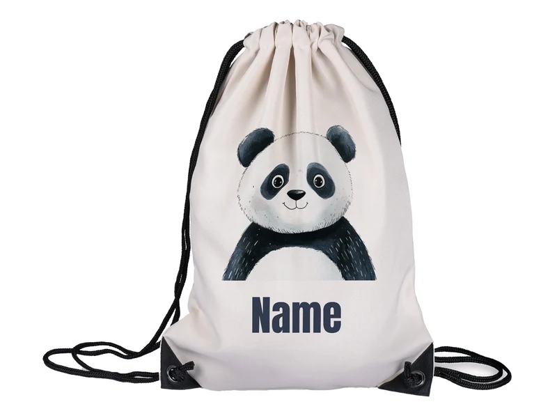 Turnbeutel Panda