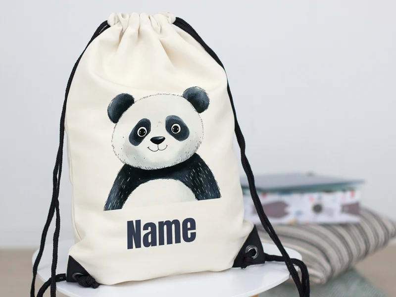 Turnbeutel Panda