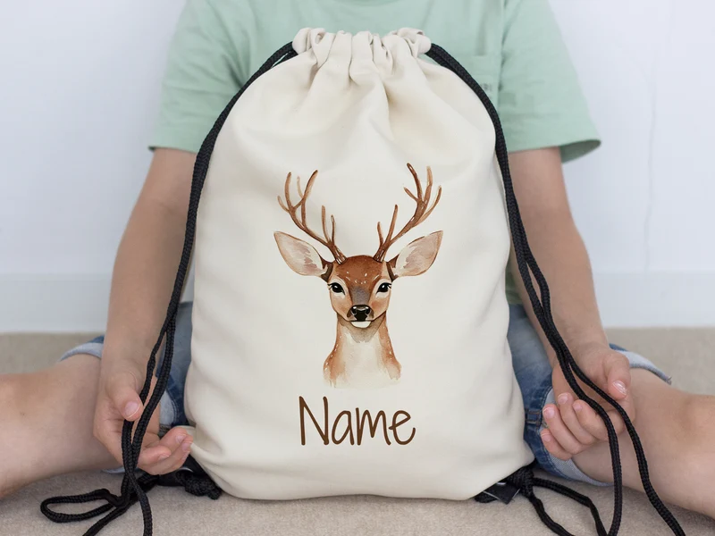 Turnbeutel Reh