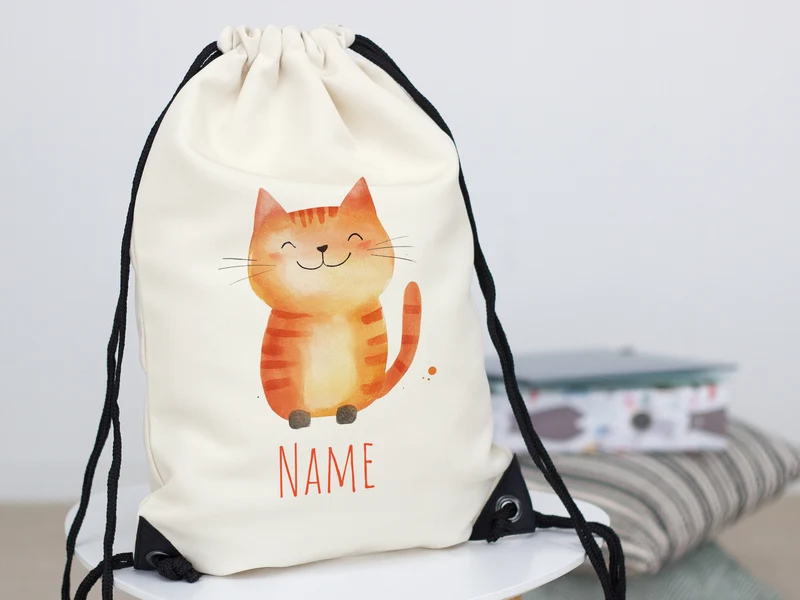 Turnbeutel Katze