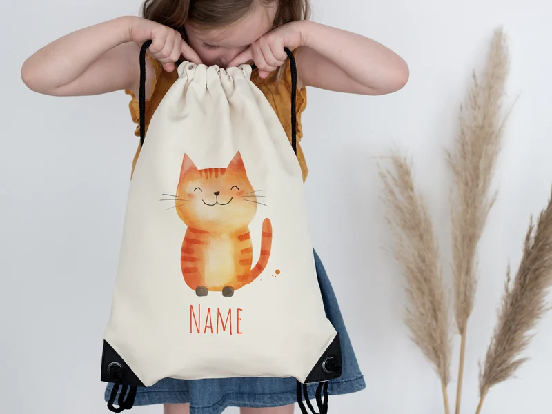 Turnbeutel Katze