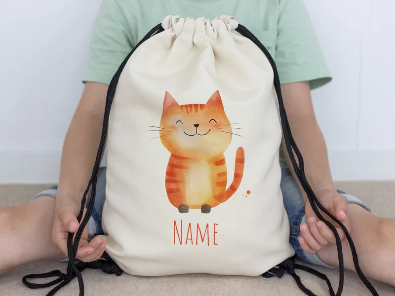 Turnbeutel Katze