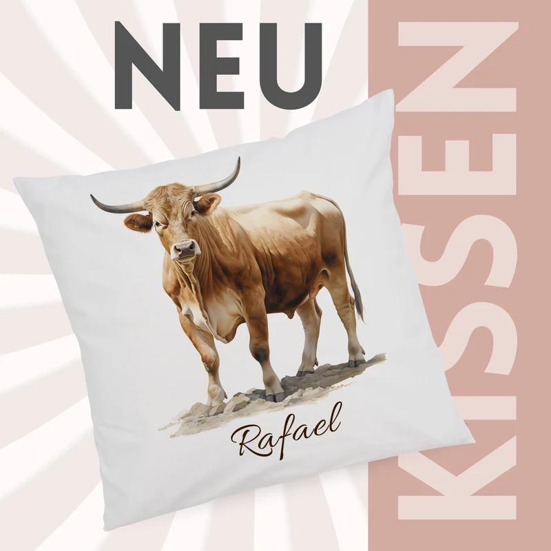 Kissenbezug Bulle