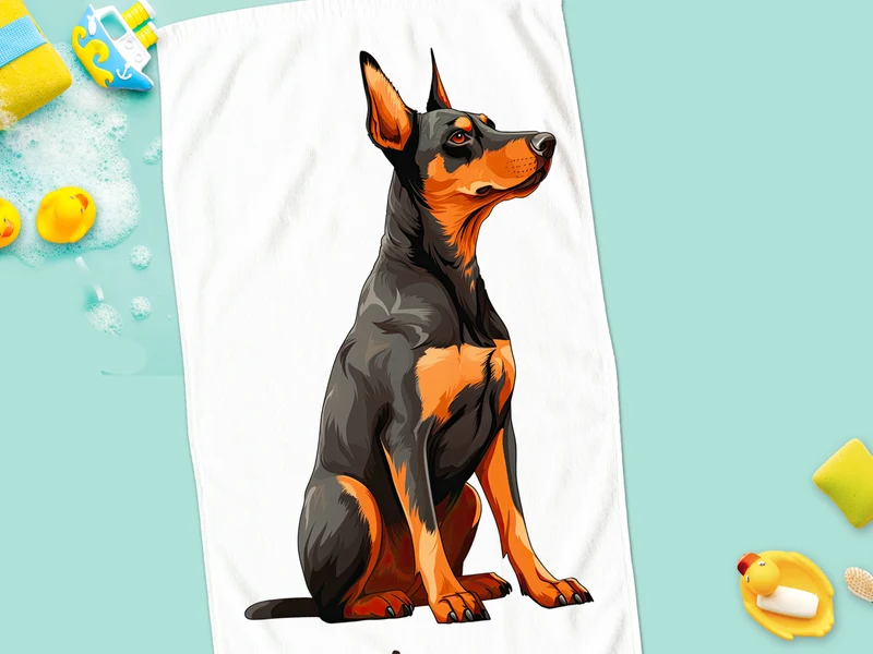 Handtuch Dobermann