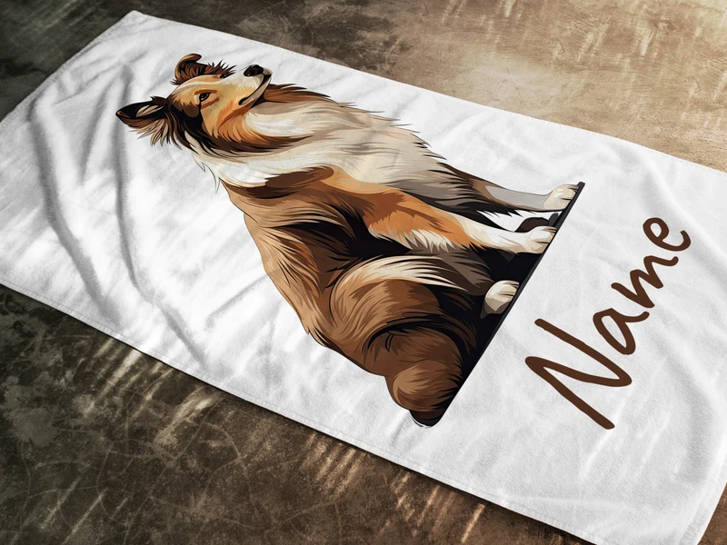 Handtuch Collie