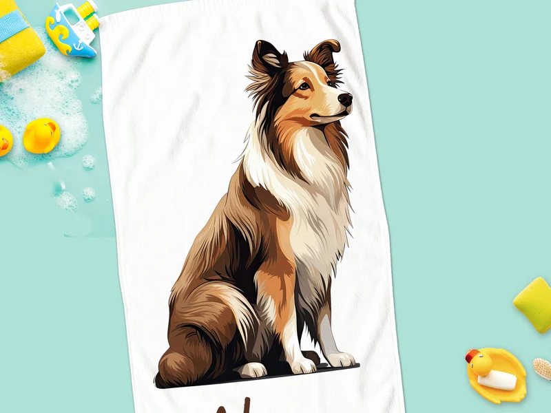 Handtuch Collie
