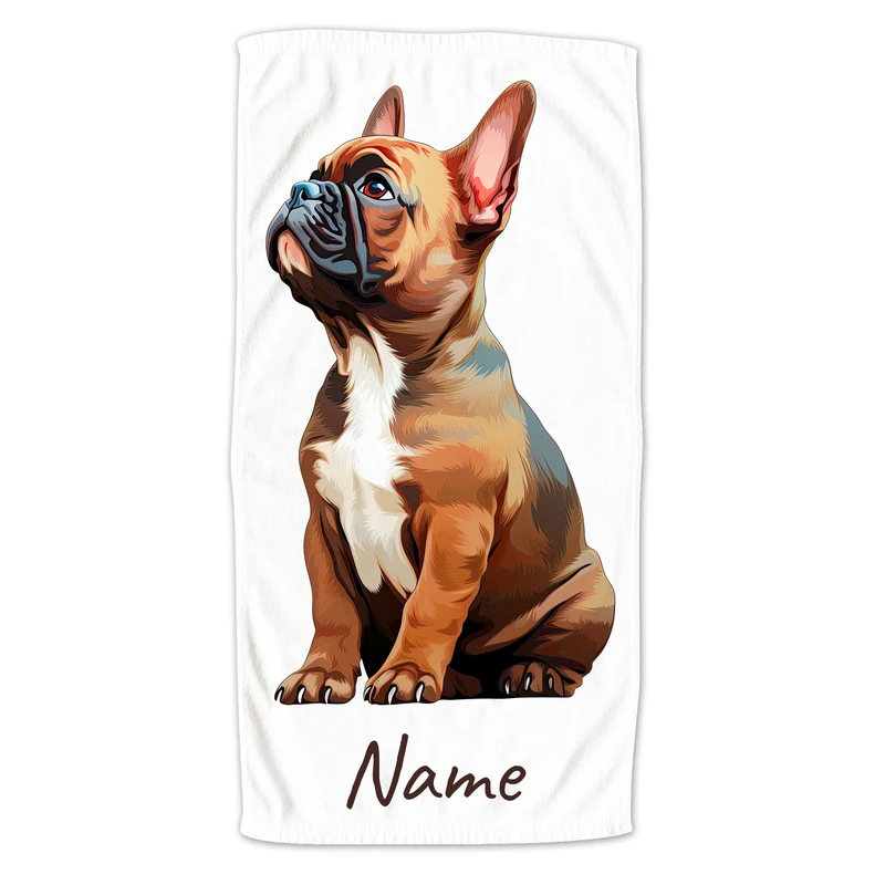 Handtuch Französische Bulldogge