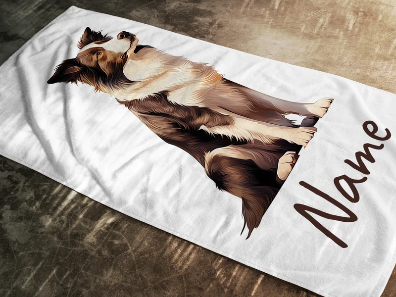 Handtuch Border Collie