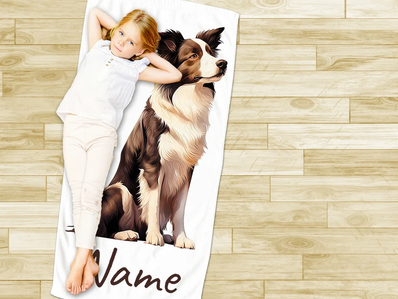 Handtuch Border Collie