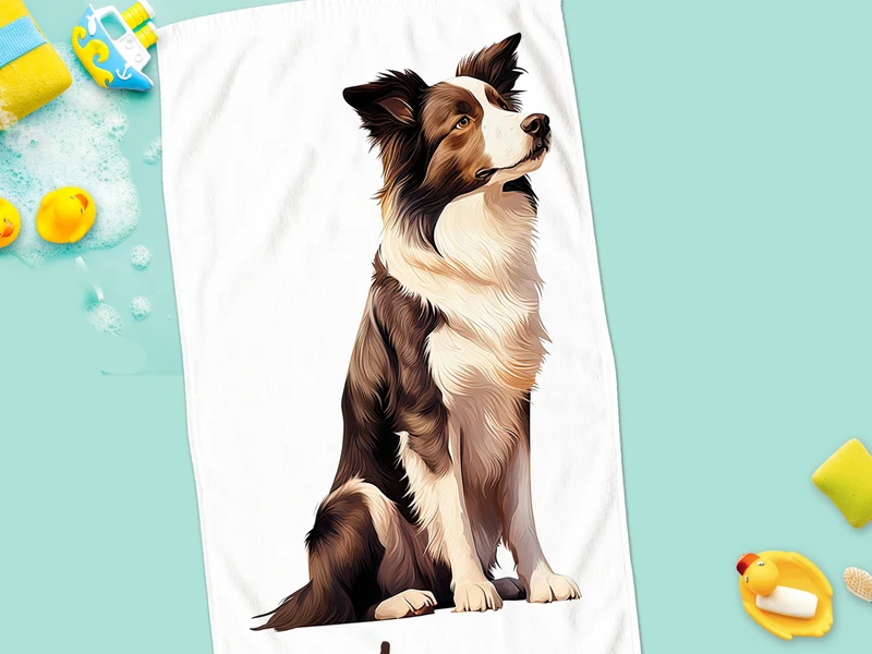 Handtuch Border Collie