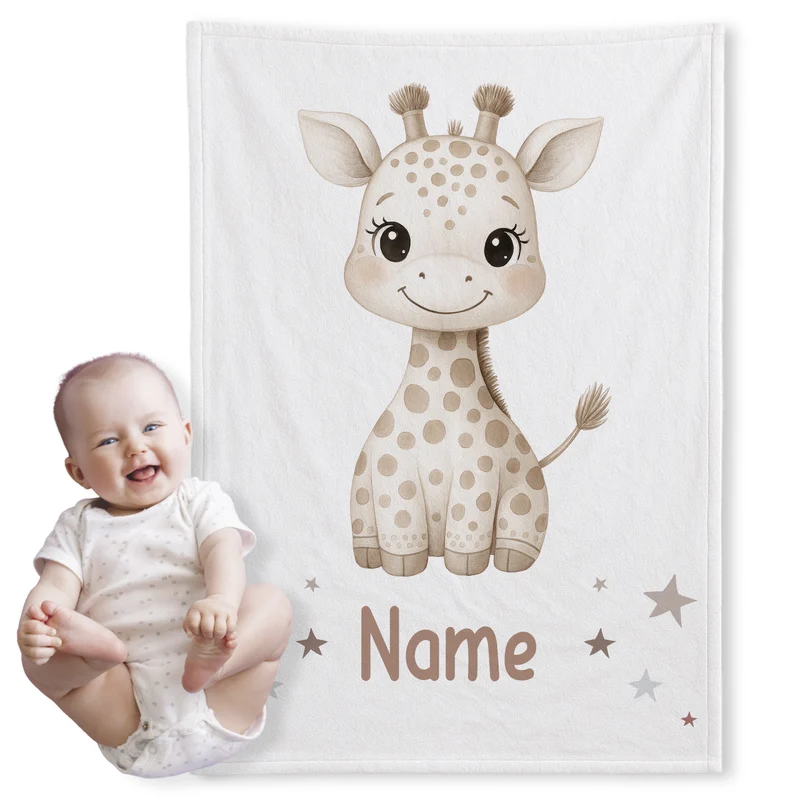 Babydecke Giraffe