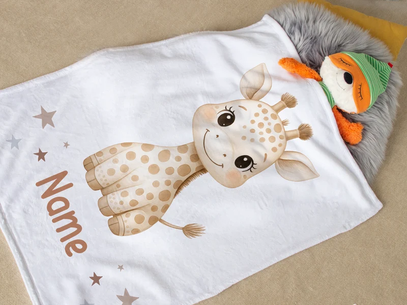 Babydecke Giraffe