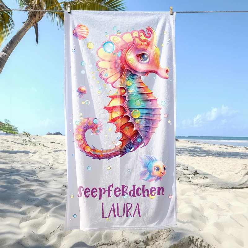 Handtuch Seepferdchen