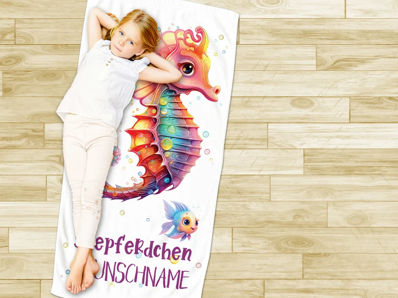 Handtuch Seepferdchen