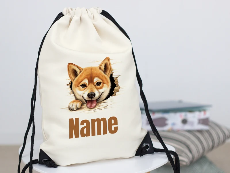Turnbeutel Shiba Inu