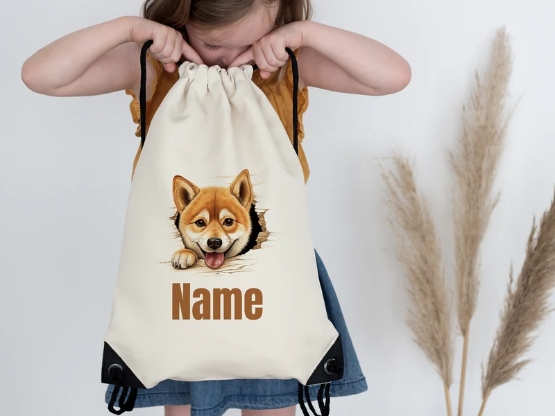 Turnbeutel Shiba Inu