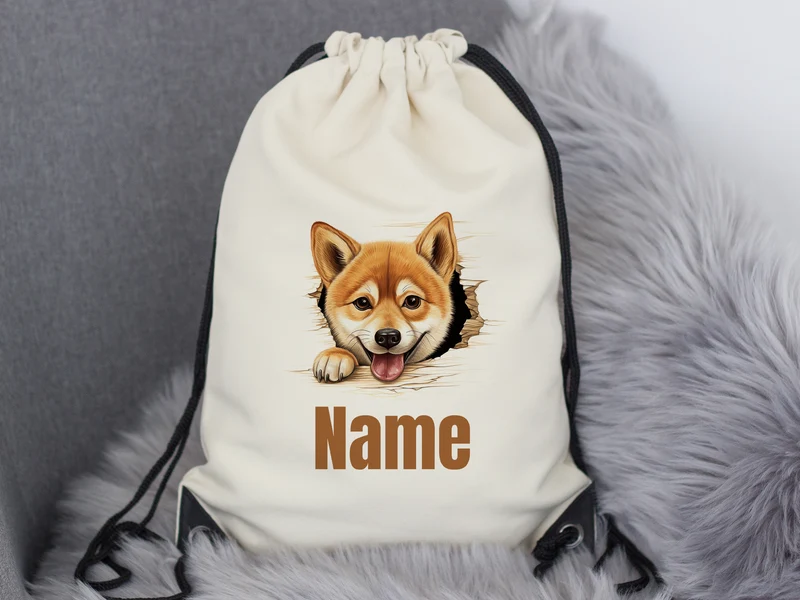 Turnbeutel Shiba Inu