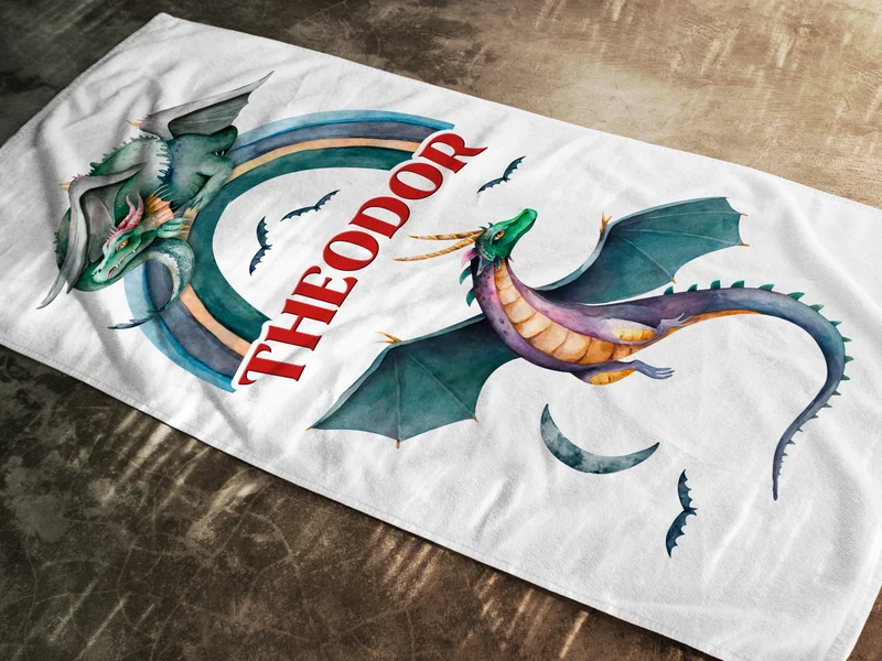 Handtuch Drache