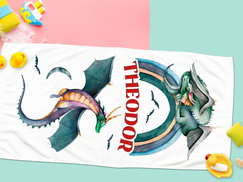Handtuch Drache