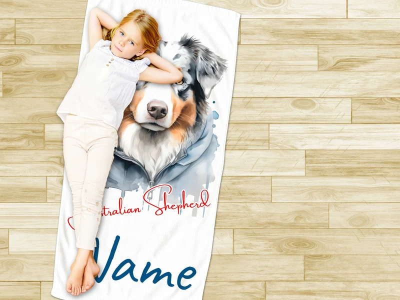 Handtuch Australian Shepherd