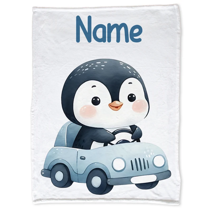Babydecke Pinguin