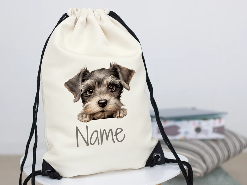 Turnbeutel Miniature Schnauzer