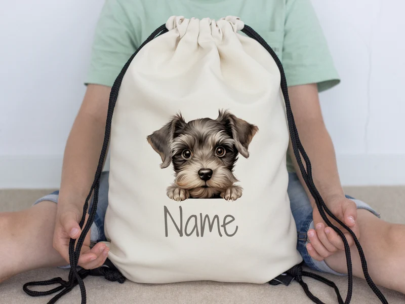 Turnbeutel Miniature Schnauzer