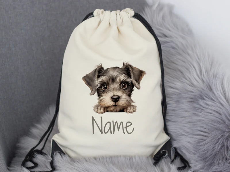 Turnbeutel Miniature Schnauzer