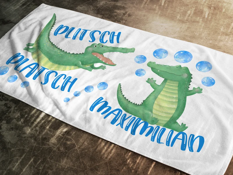 Handtuch Plitsch Platsch