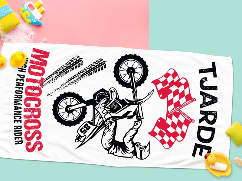 Handtuch Motocross