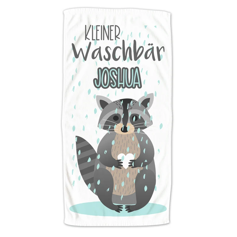 Handtuch Waschbär