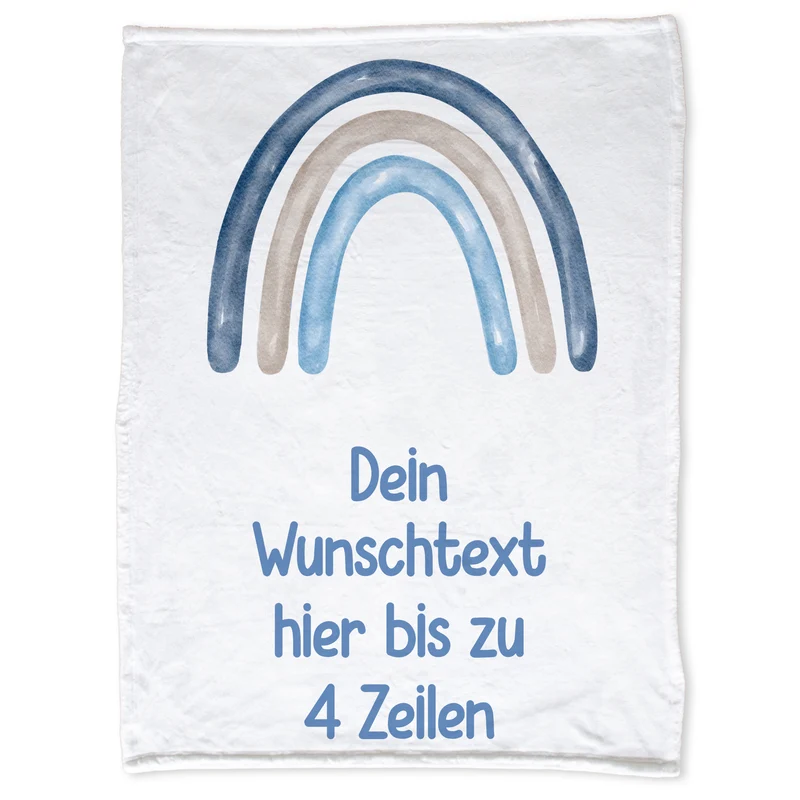 Babydecke Regenbogen - Für kuschelige Träume