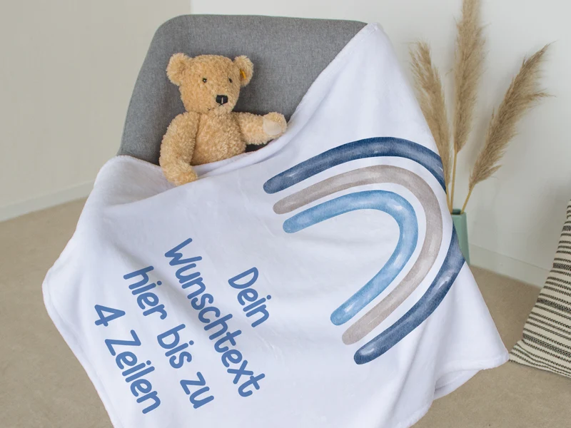 Babydecke Regenbogen - Für kuschelige Träume