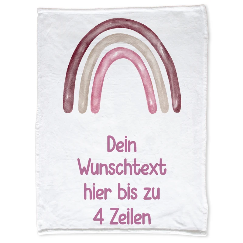 Babydecke Regenbogen