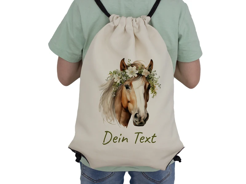 Turnbeutel Pferd