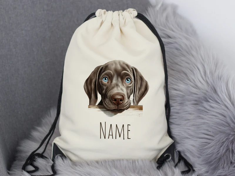 Turnbeutel Weimaraner