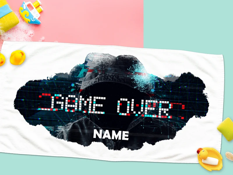 Handtuch Game Over