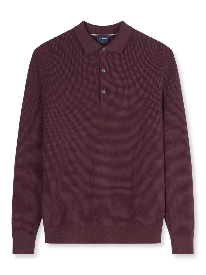 Langarm Polo Strick
