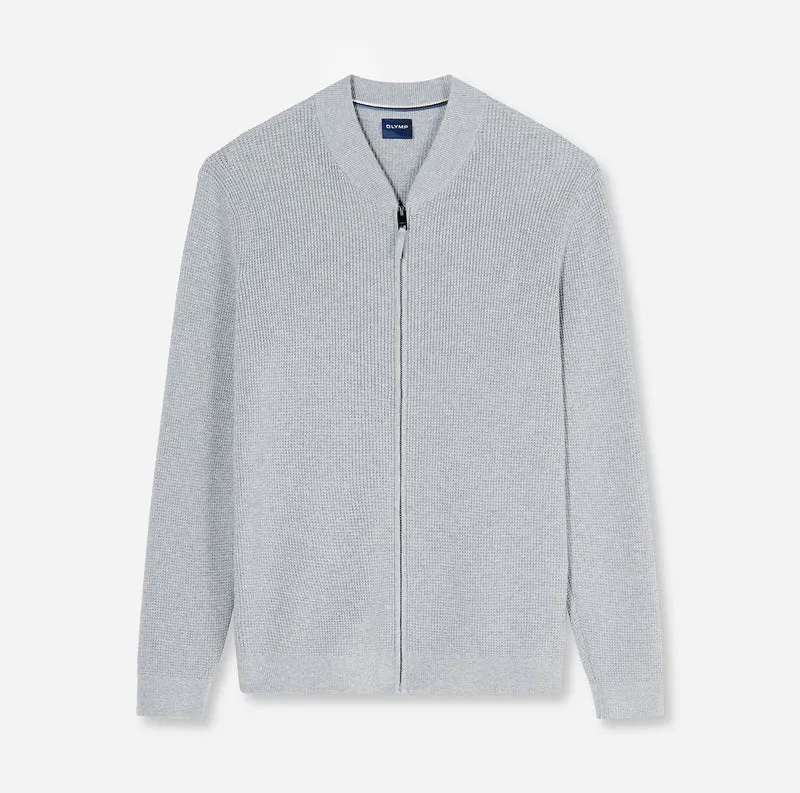 Zip Jacke Strick