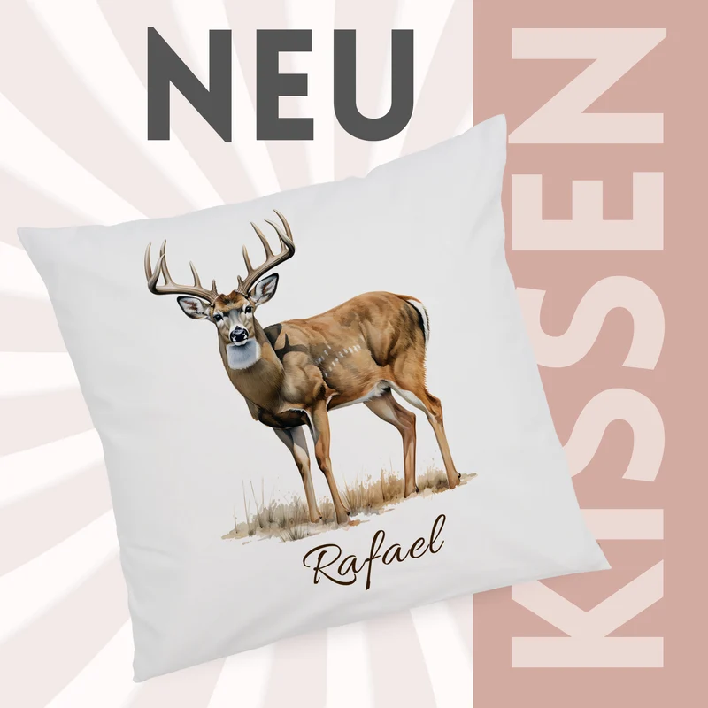Kissenbezug Reh