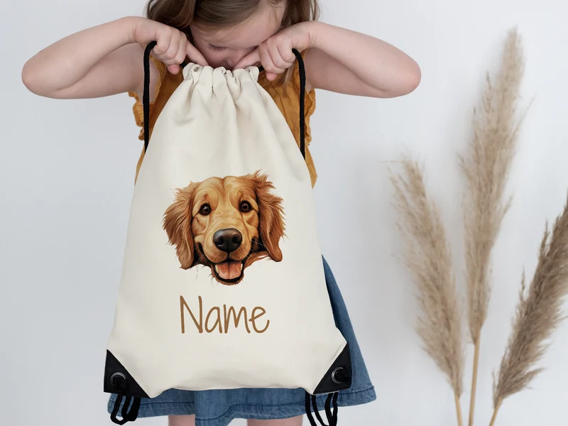 Turnbeutel Golden Retriever
