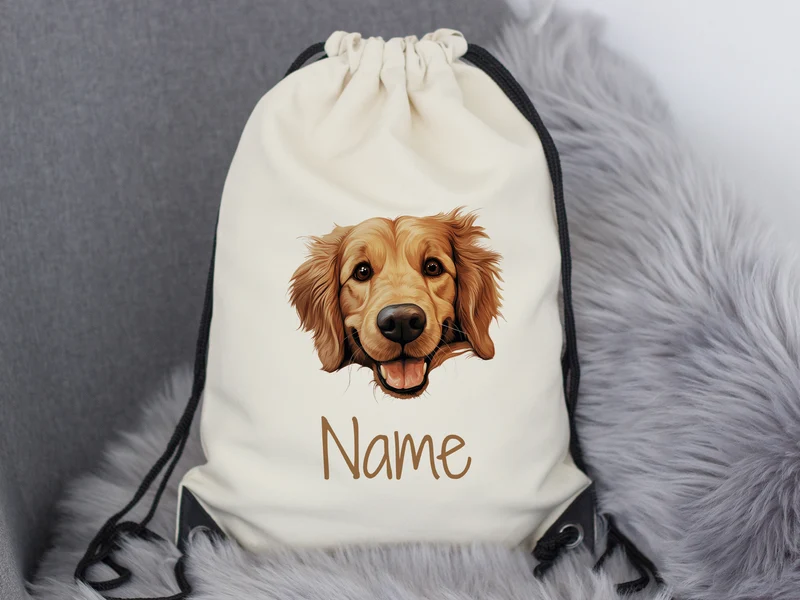 Turnbeutel Golden Retriever