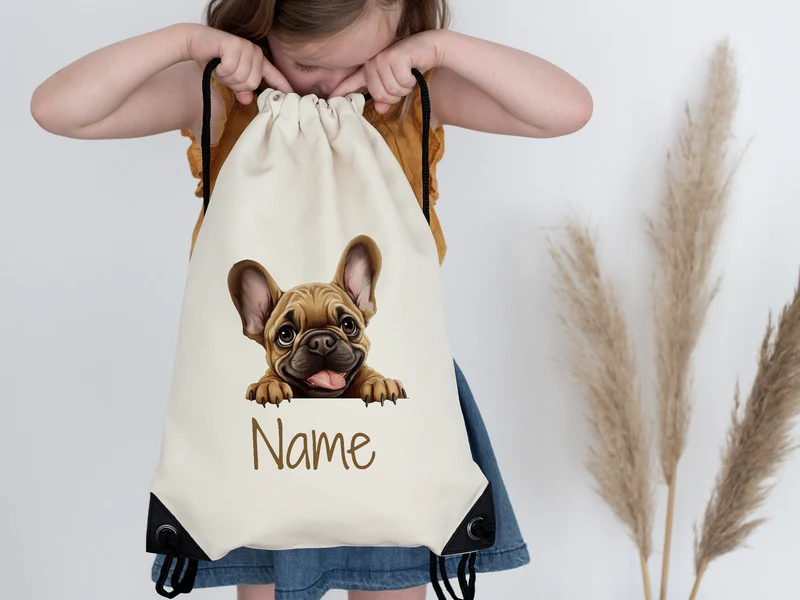 Turnbeutel Französische Bulldogge