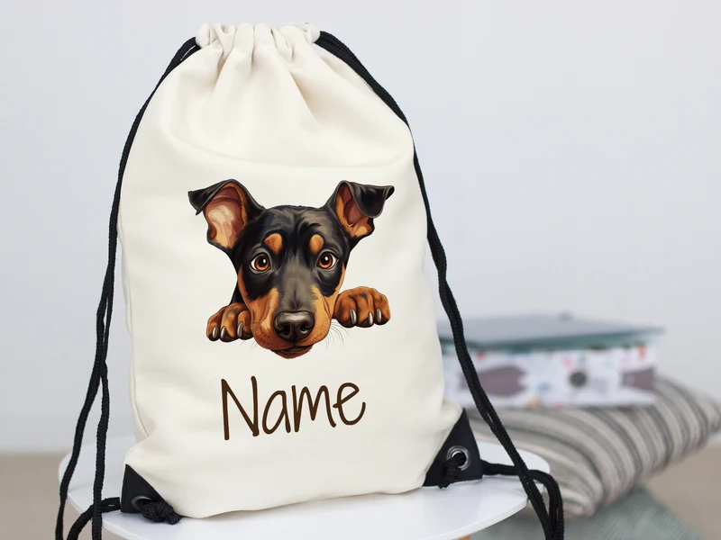 Turnbeutel Doberman Pinscher
