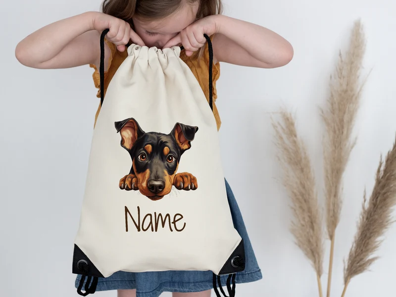 Turnbeutel Doberman Pinscher