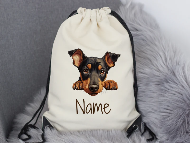 Turnbeutel Doberman Pinscher