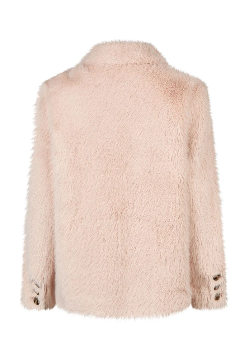 Blazer mit Faux Fur